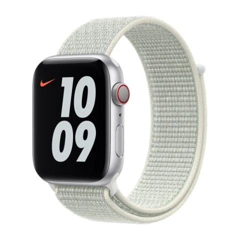 Apple Nike Sport Loop Cinturino per Apple Watch 42mm 44mm 45mm 49mm Spruce Aura