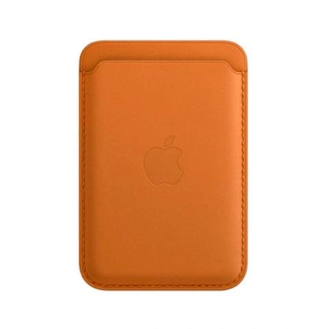 Apple Leather Card Holder with MagSafe (2nd gen) for iPhone Golden brown