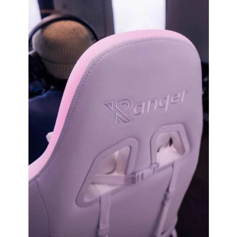 Sedia Da Gaming Ranqer Halo Con LED RGB - Regolabile, Girevole 360°, Braccioli Aggiustabili, Bianco - Foto 11