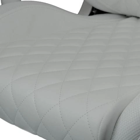 Sedia Da Gaming Ranqer Halo Con LED RGB - Regolabile, Girevole 360°, Braccioli Aggiustabili, Bianco - Foto 8