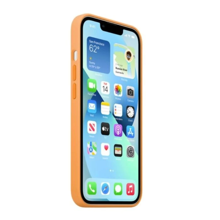 HGH Custodia In Silicone Per IPhone 13 Mini Con Cordino – Morbida, Ultra Sottile, Fodera In Microfibra, Antigraffio, Colore Verde Menta