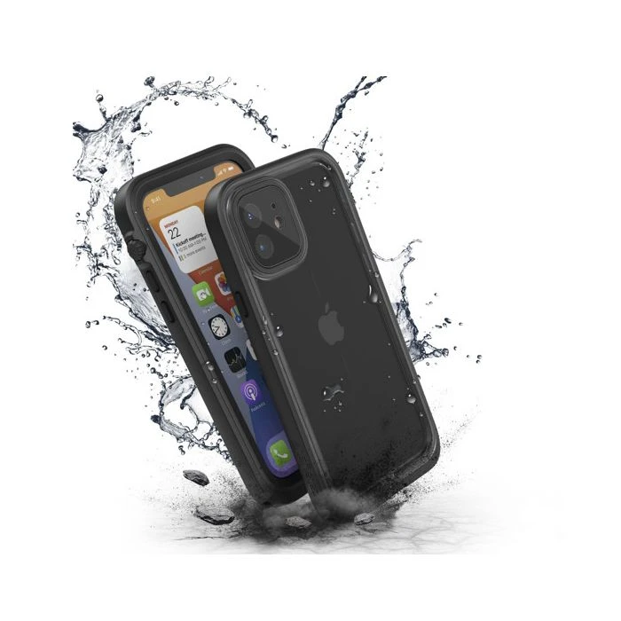 Catalyst Custodia Impermeabile E Antiurto Per IPhone 12 Pro – Protezione IP68 A 10m, Testata Standard Militare, Ner