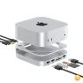 Casecentive 8-in-1 Hub HDMI in Alluminio - Supporto per Mac Mini M4/M4 Pro sticky