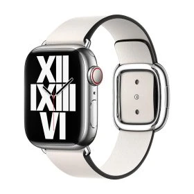 Apple Modern Buckle - Cinturino per Apple Watch - Small - 38mm / 40mm / 41mm / 42mm - Chalk