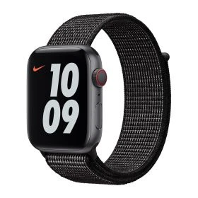 Apple Nike Sport Loop - Cinturino per Apple Watch 38mm / 40mm / 41mm / 42mm - Black