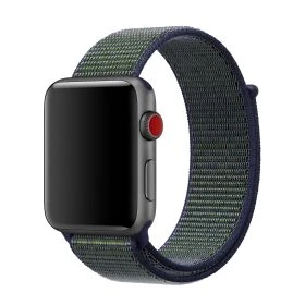 Apple Nike Sport Loop - Cinturino per Apple Watch 38mm / 40mm / 41mm / 42mm - Midnight Fog