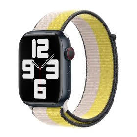 Apple Sport Loop - Cinturino per Apple Watch 44mm / 45mm / 46mm / 49mm - Oat Milk / Lemon Zest