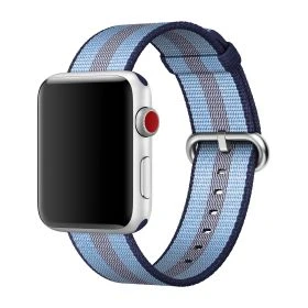 Apple Woven Nylon - Cinturino per Apple Watch 38mm / 40mm / 41mm / 42mm - Midnight Blue