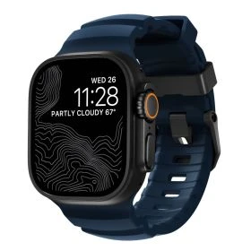 Nomad - Rocky Point Cinturino per Apple Watch 42mm / 44mm / 45mm / 49mm - Atlantic Connector Nero