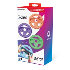 Oniverse - Supporto per Volante da Corsa per Nintendo Switch con 2 Controller - Confezione da 4 Pezzi