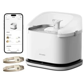Petlibro Dockstream RFID Fontana automatica intelligente per animali domestici Bianca