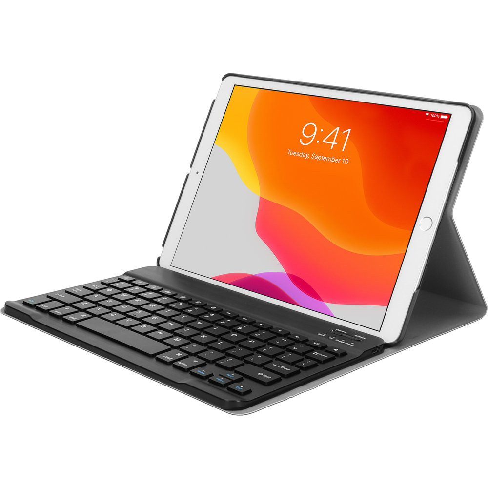 Mobiparts - Case con tastiera Bluetooth per iPad 10.2 (2019/2020/2021) -  Nero