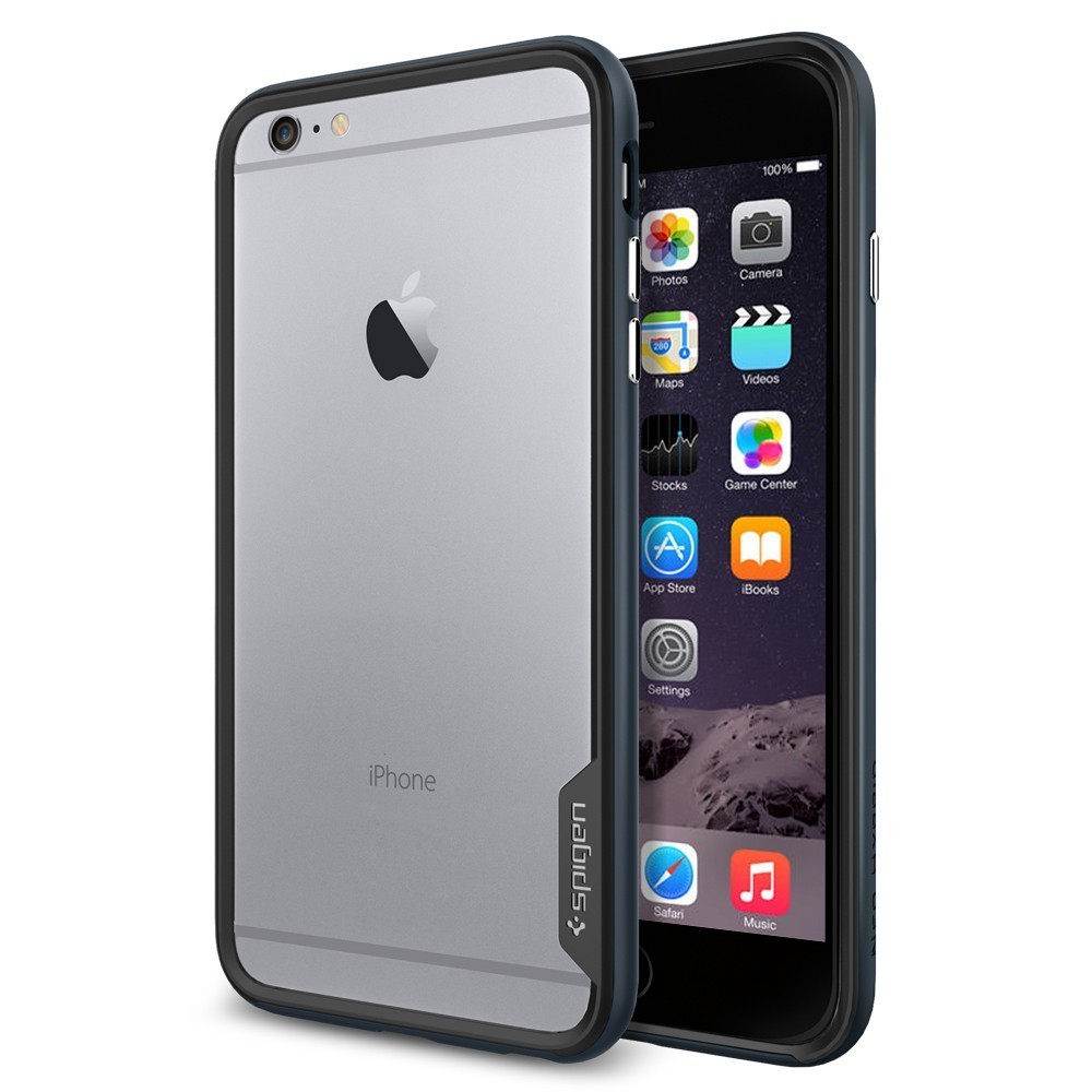 Somatische cel wat betreft Medisch wangedrag Spigen Neo Hybrid EX iPhone 6(S) Plus Metal Slate