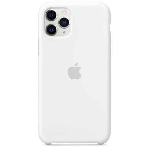 Apple - Cover in silicone per iPhone 11 Pro - Bianco