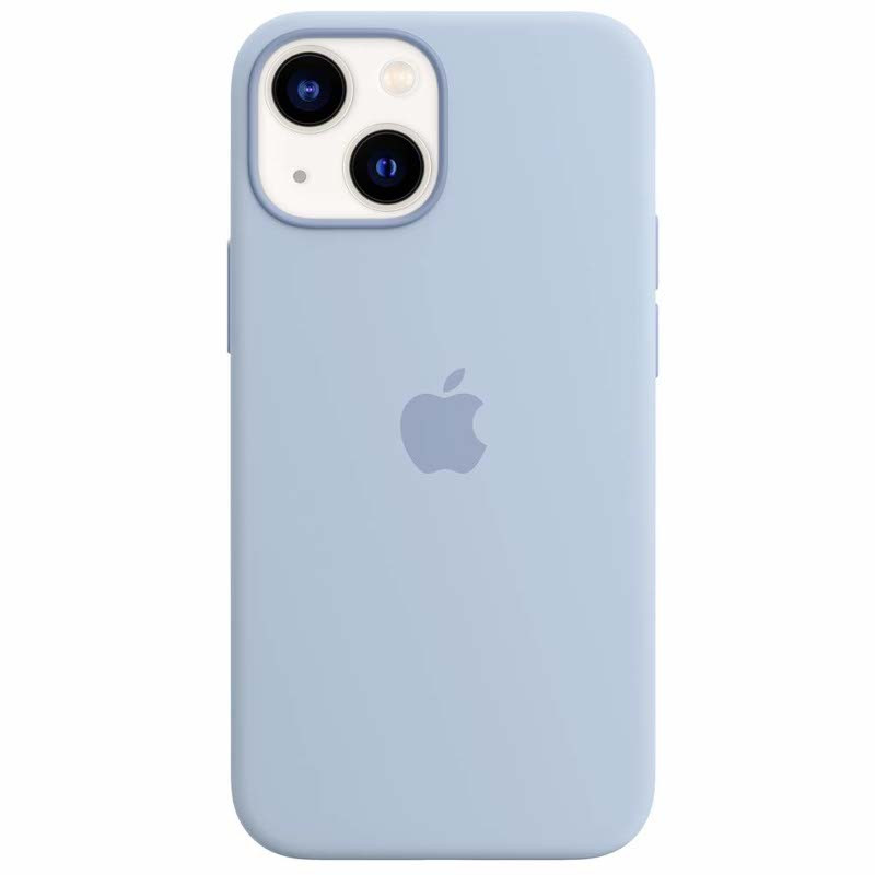Apple - Cover MagSafe in silicone per iPhone 13 Mini - Blue Fog