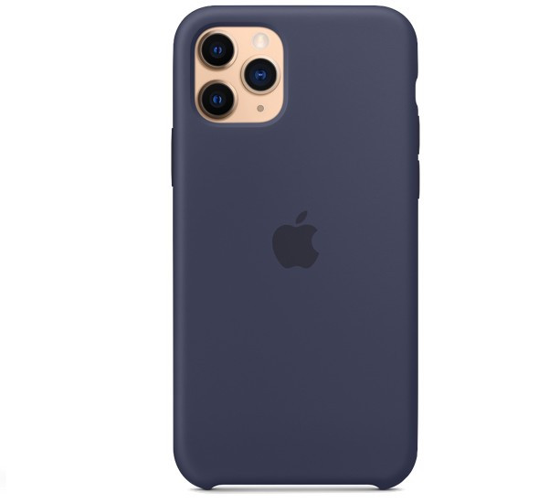Apple - Cover in silicone per iPhone 11 Pro - Midnight Blue