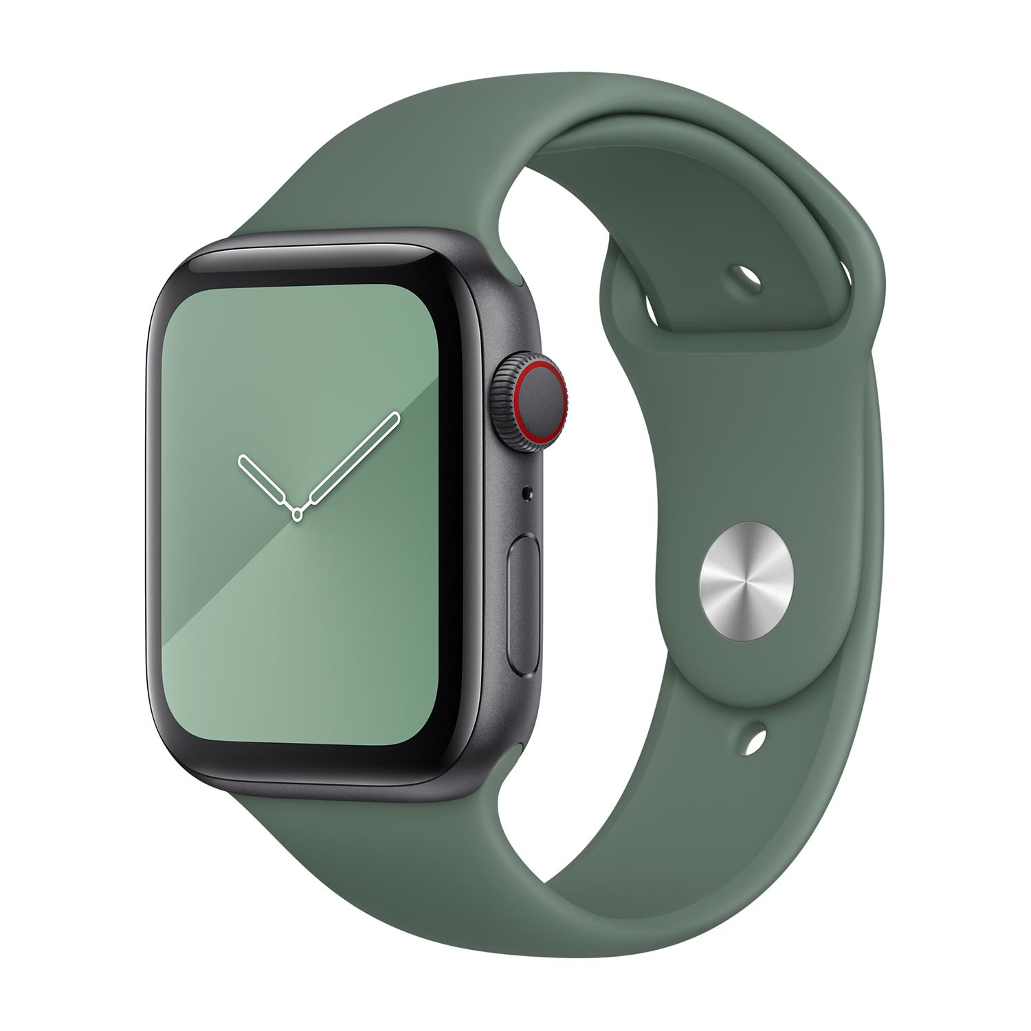 Apple Sport Band - Cinturino per Apple Watch 42mm / 44mm / 45mm / 49mm - Pine Green