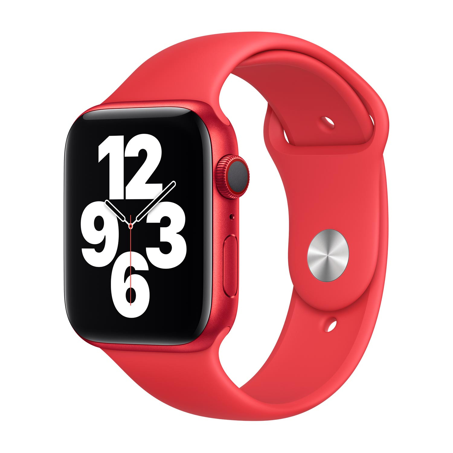 Apple Sport Band - Cinturino per Apple Watch 42mm / 44mm / 45mm / 49mm (PRODUCT) Red - 5th Gen