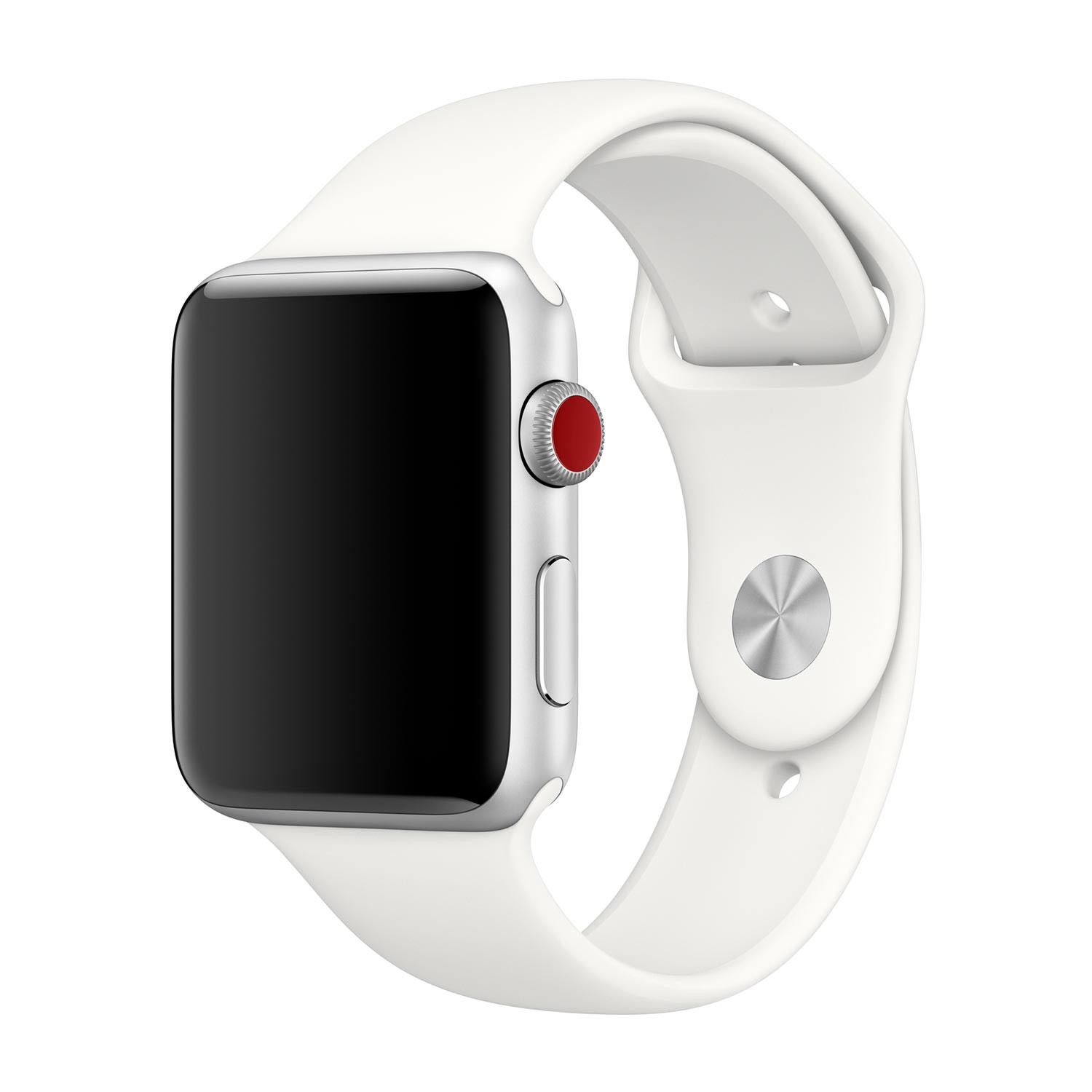 Apple Sport Band - Cinturino per Apple Watch 38mm / 40mm / 41 mm - Soft White