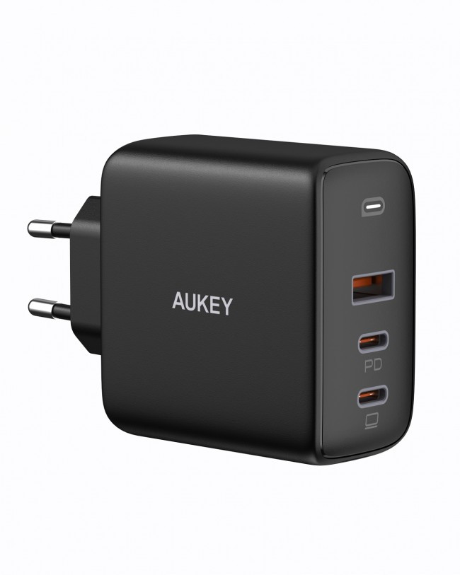 Aukey - Adattatore 3 Port Power Deliver 90W (USB C + USB A)