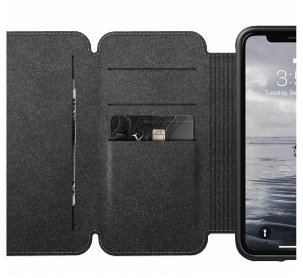 Nomad Rugged Case Tri-Folio iPhone XR bruin