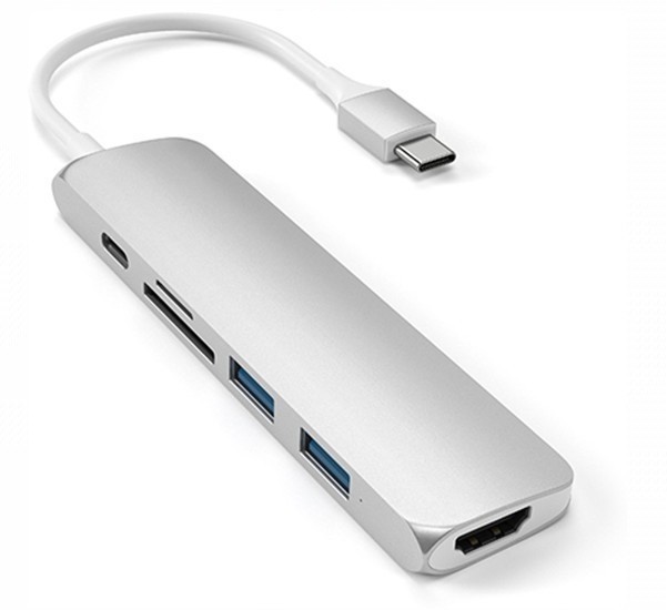 Satechi - Adattatore Multiporta V2 - USB-C - Argento