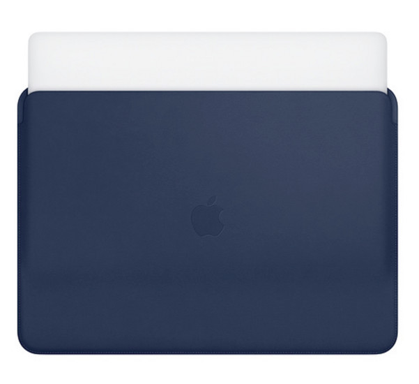 Apple - Custodia in pelle per MacBook 16'' - Midnight Blue