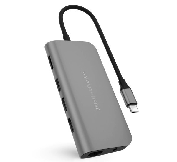 Hyper HyperDrive Power 9-in-1 USB-C Hub grey