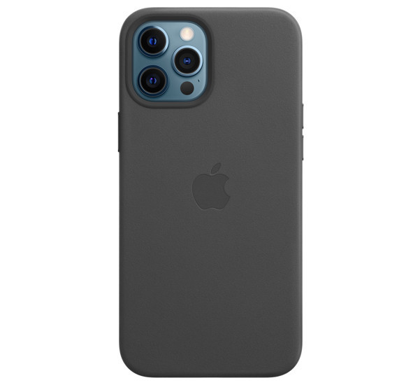 Apple - Cover in pelle per iPhone 12 Pro Max - Nero