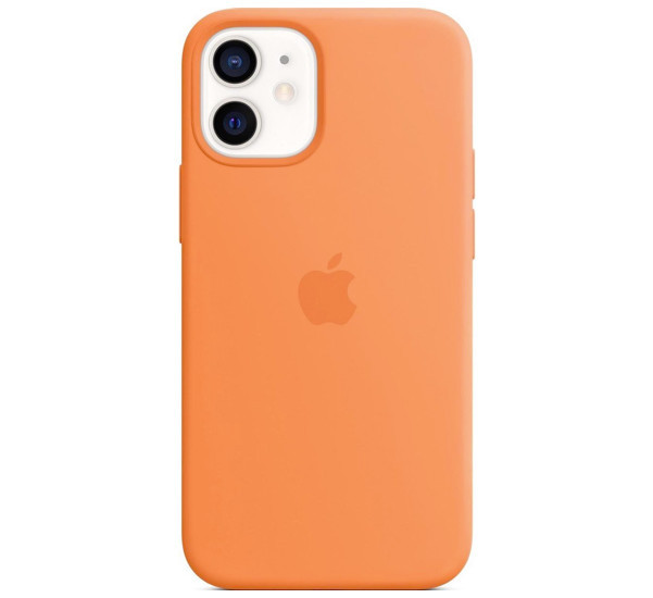 Apple Silicone MagSafe Case iPhone 12 / iPhone 12 Pro Kumquat