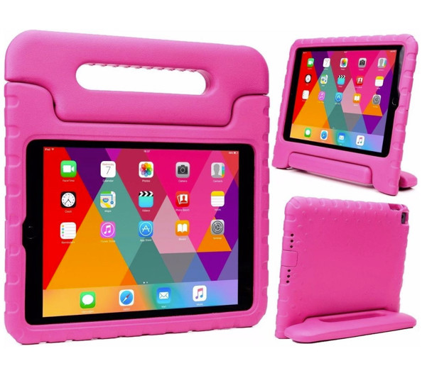 Casecentive - Custodia antiurto Kidsproof per iPad 10.2'' 2019 / 2020 / 2021 - Rosa