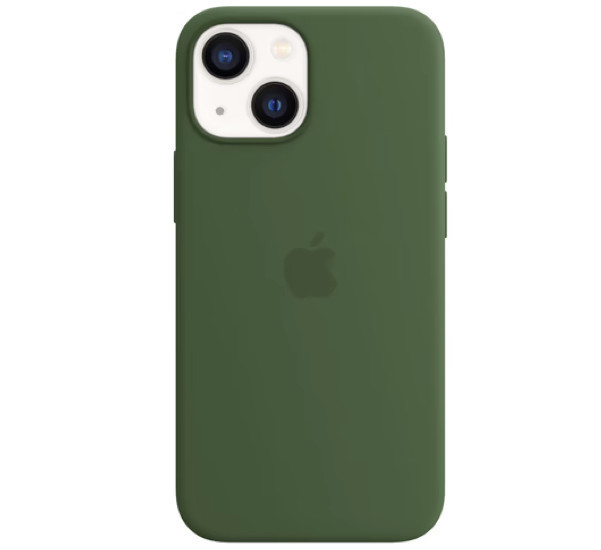 Apple - Cover MagSafe in silicone per iPhone 13 Mini - Verde trifoglio