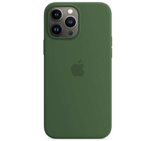 Apple - Cover MagSafe in silicone per iPhone 13 Pro - Verde trifoglio