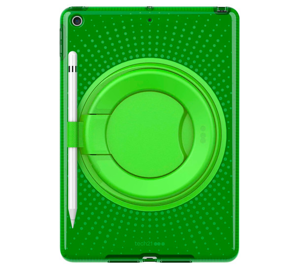 Tech21 - Custodia Evo Play2 con portapenne per iPad 9.7'' (2017 / 2018) - Verde