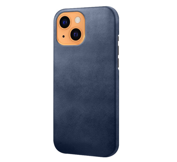 Casecentive - Cover in pelle per Phone 13 - Blu