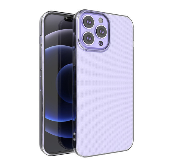 Casecentive - Cover in silicone trasparente per iPhone 13 Pro Max