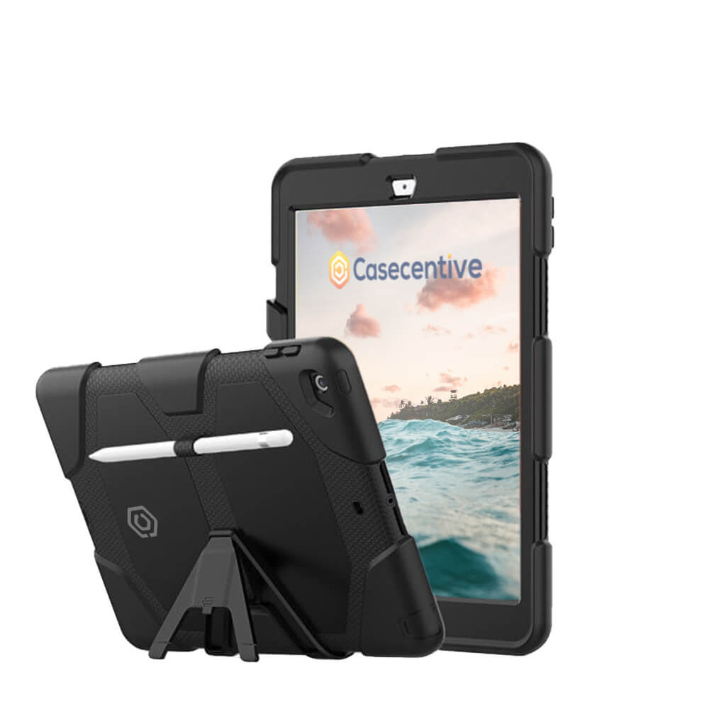 Casecentive Handstrap Pro - Case con impugnatura per iPad 10.2'' 2021 (2019 / 2020)