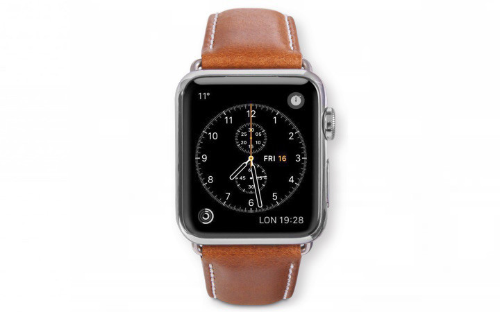 dbramante1928 - Cinturino Copenhagen per Apple Watch 38 / 40 mm - Grigio / Marrone