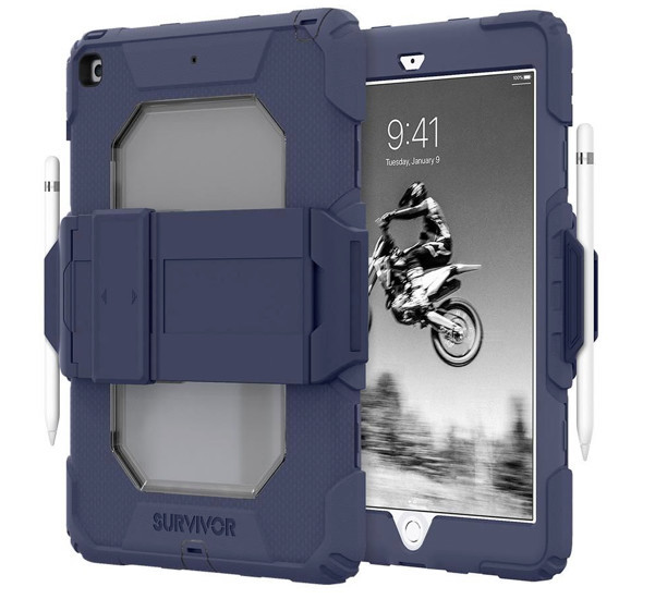 Griffin Survivor All-Terrain - Case per iPad 10.2'' - Blu