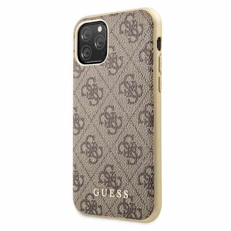 Guess 4G Case for iPhone 11 Pro brown