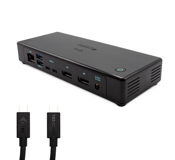 i-Tec - Docking Station Thunderbolt 3 / USB-C Dual DisplayPort 4K