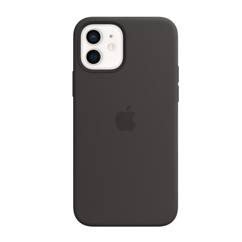 Apple - Cover MagSafe in Silicone per iPhone 12 / 12 Pro - Nero