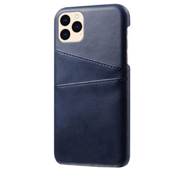 Casecentive Leren Wallet - Cover per iPhone 12 Mini - Blu