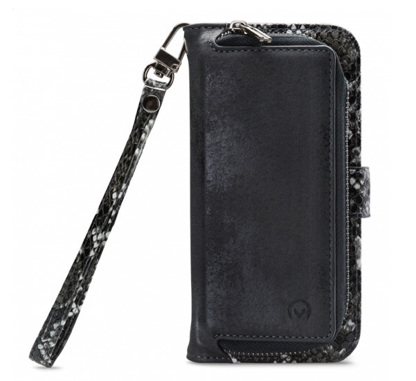 Mobilize 2in1 Magnet Zipper Case iPhone 13 Mini zwart / snake