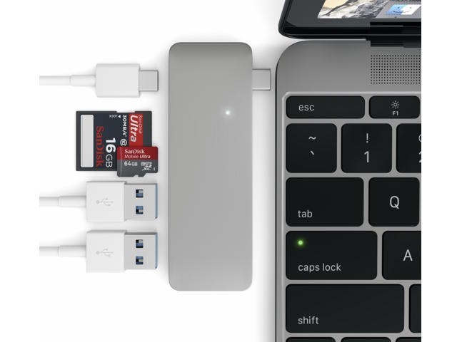 Satechi - Hub USB-C 3.0 3 in 1 - Space gray