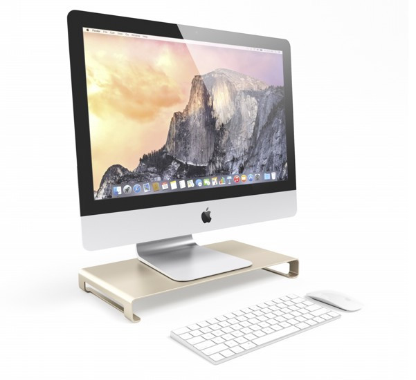 Satechi Aluminum standaard iMac en Macbook goud