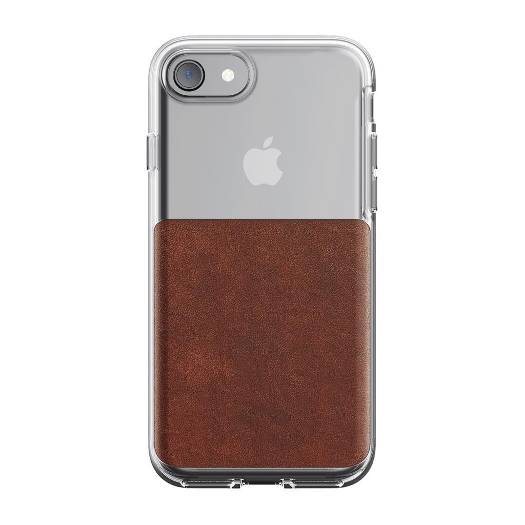 Nomad - Cover trasparente per iPhone 7 / 8 Plus - Marrone