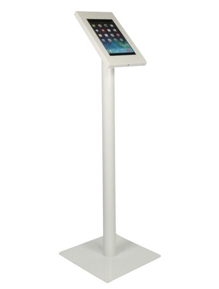 Supporto da Pavimento per tablet iPad e Galaxy Tab - Bianco