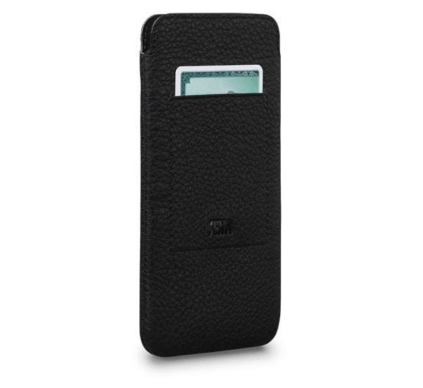 Sena Ultraslim Wallet - Custodia portacarte iPhone 13 Pro Max - Nero