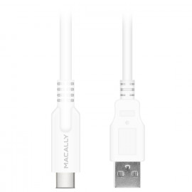 USB-C naar USB A Kabel 1.8 m Wit